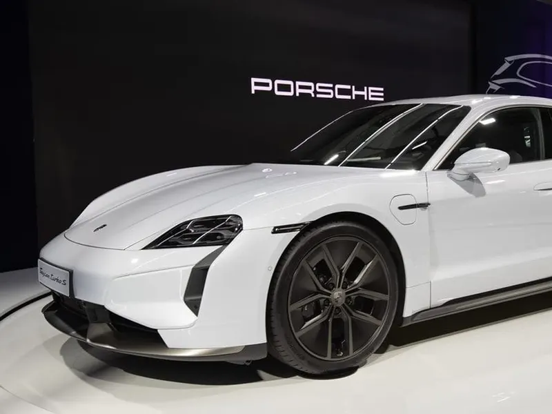 A Porsche Taycan