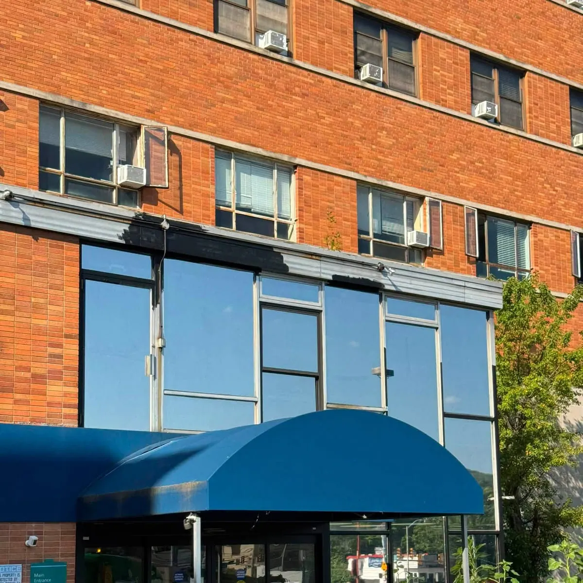 Solar control window film on commercial glazing in the Pittsburgh area