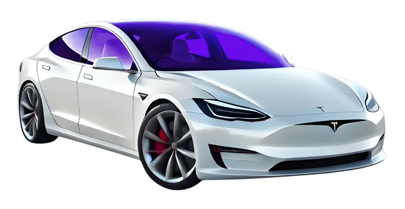 Car diagram with all side windows and rear glass highlighted for whole car window tint